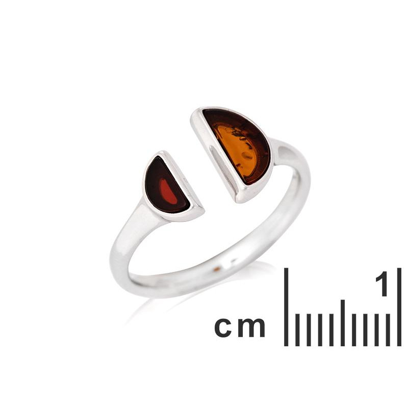 Anello ambra cognac Mar Baltico, per portare le storie del mare — foto 2