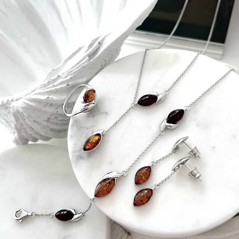 Collana ambra multicolore, per evocare i mari scintillanti — foto 3