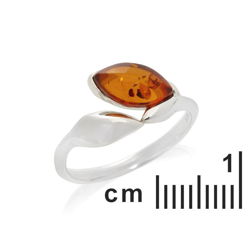 Anello ambra cognac Mar Baltico, per portare l'essenza del mare — foto 2
