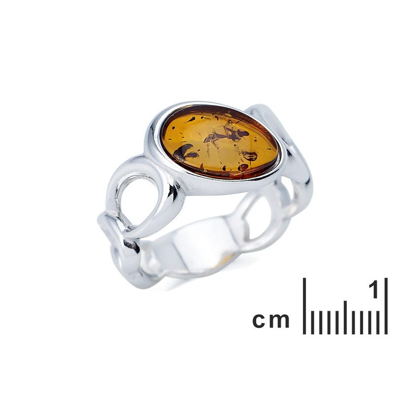 Anello ambra cognac Mar Baltico, per preserve un ricordo — foto 2