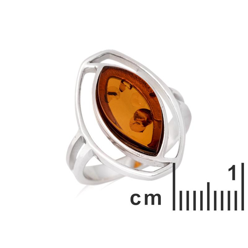 Anello ambra cognac, per onorare la natura — foto 2