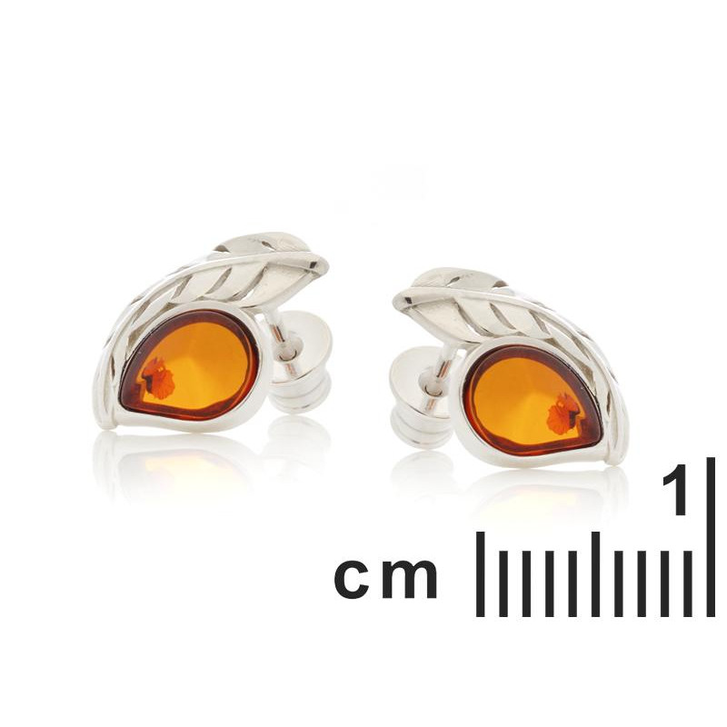 Orecchini ambra cognac, per catturare la luce del sole — foto 2
