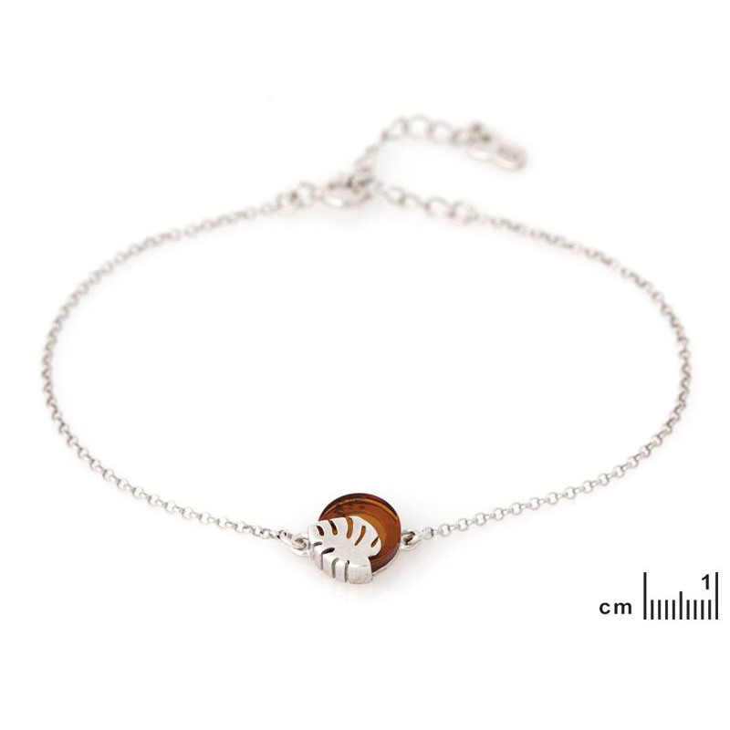 Bracciale ambra cognac, per portare l'oro del mare — foto 2