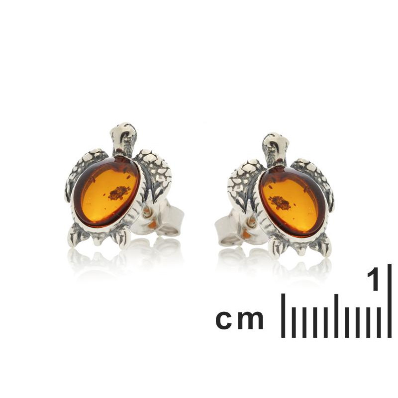 Orecchini tartaruga ambra cognac, per evocare l'Italia — foto 2