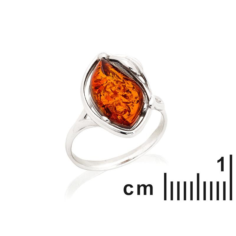 Anello ambra cognac, per portare le gioie del Mar Baltico — foto 2