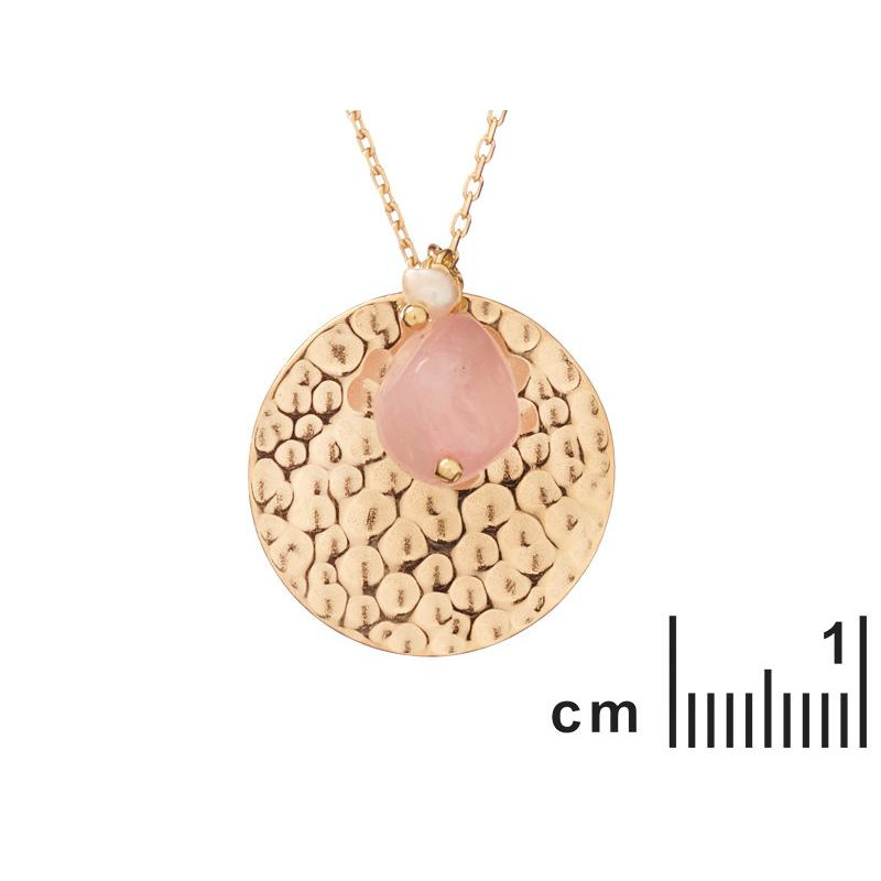 Collana quarzo rosa e perle, per trasmettere amore — foto 2