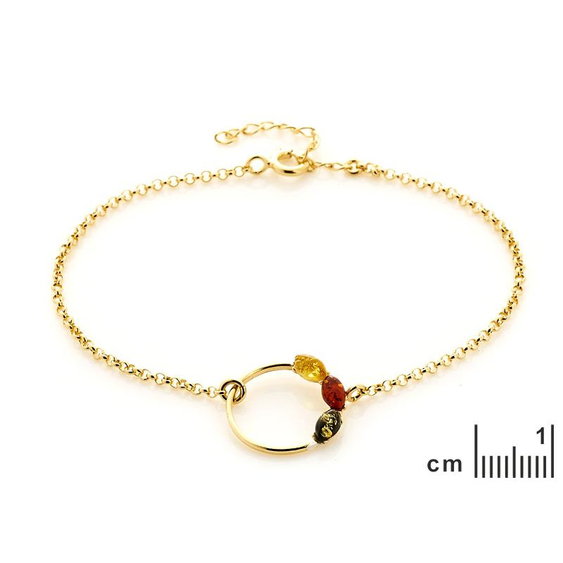 Bracciale ambra multicolore, per illuminare il tuo cammino — foto 2