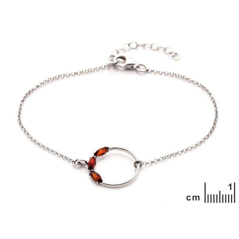 Bracciale tondo ambra cognac, per evocare ricordi dolci — foto 2