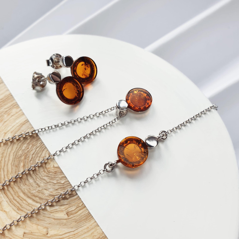 Bracciale ambra cognac, per custodire i tuoi ricordi — foto 3
