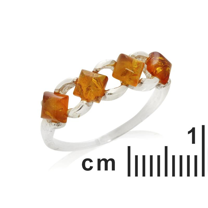 Anello ambra cognac, per evocare il mare — foto 1