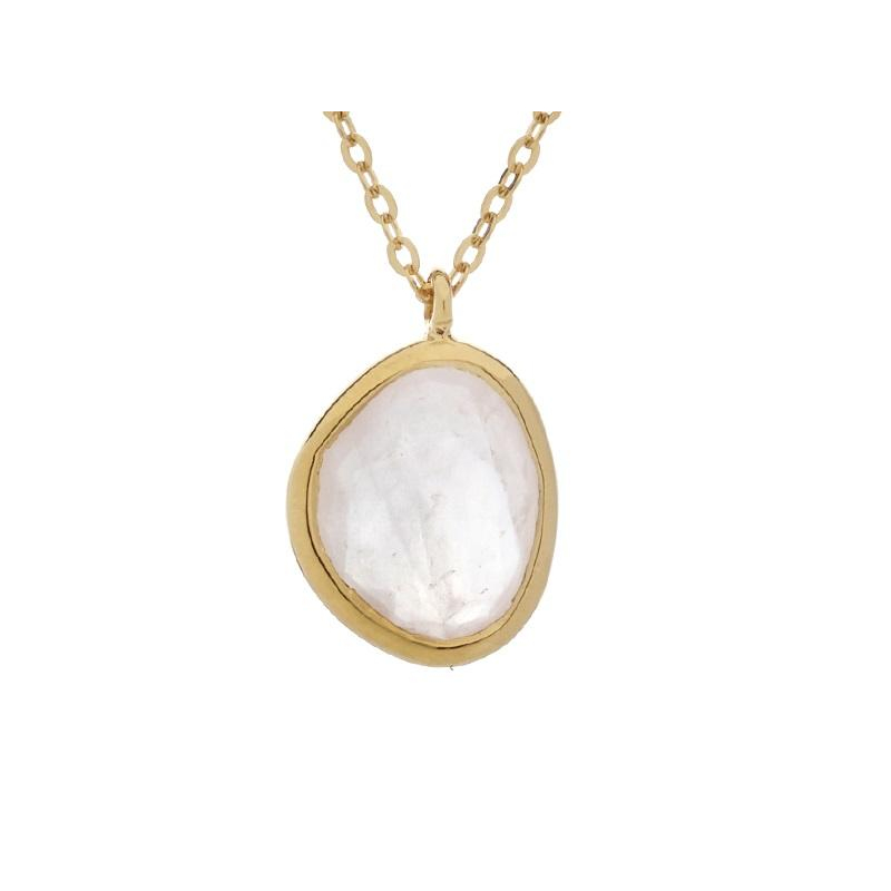 Collana in argento 925 con quarzo rosa naturale, per custodire il tuo amore — foto 1