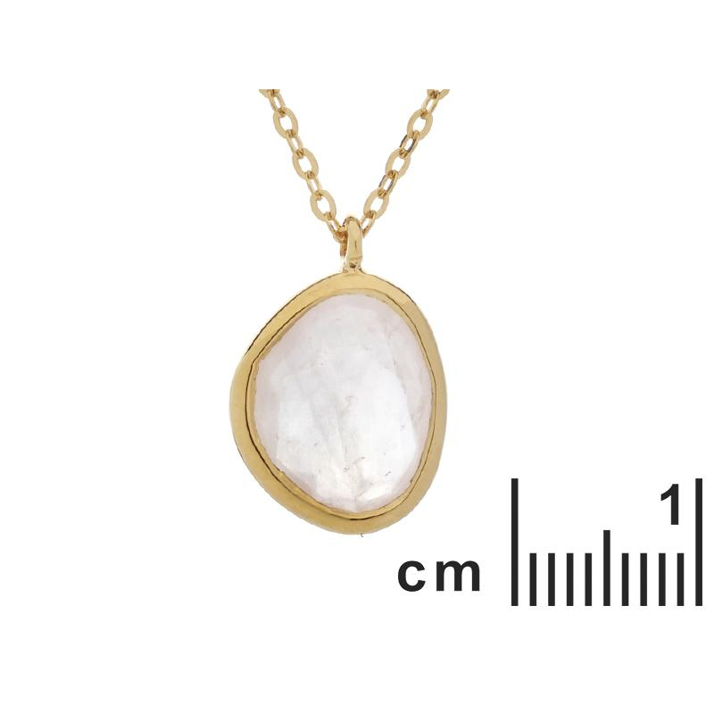 Collana in argento 925 con quarzo rosa naturale, per custodire il tuo amore — foto 2