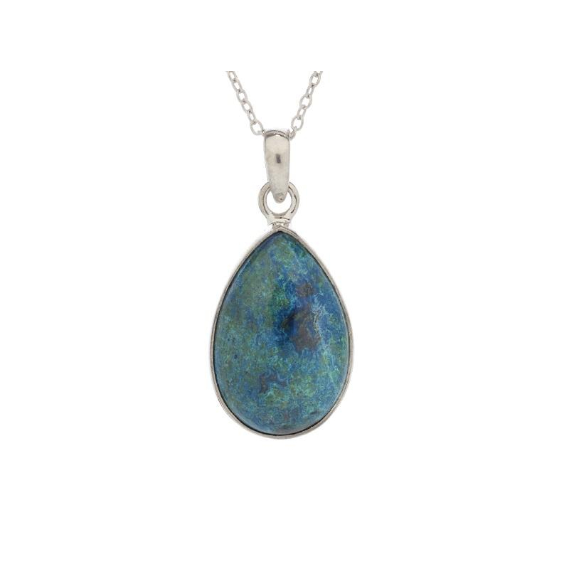 Pendente goccia shattuckite blu, per riempire l'aria di mistero — foto 1