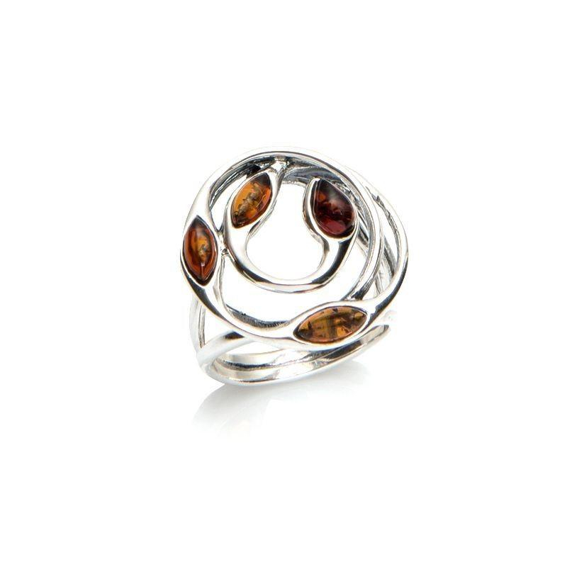 Anello ambra cognac, per raccontare storie marittime — foto 1