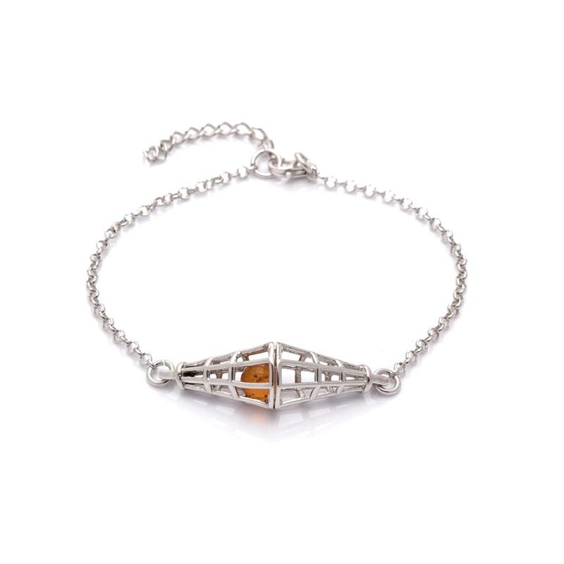 Bracciale ambra cognac, per onorare la natura — foto 1