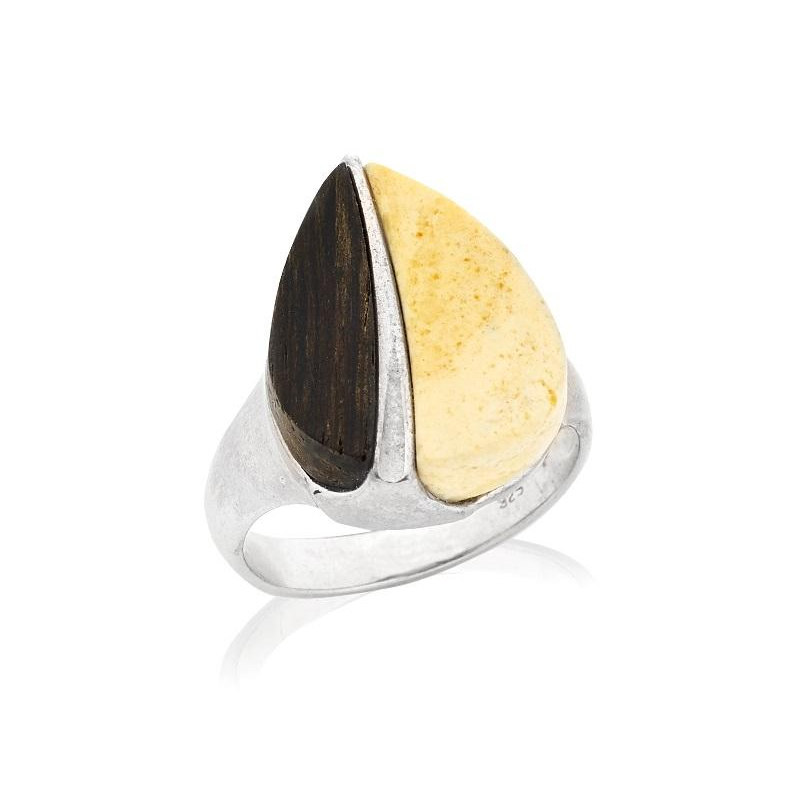 Anello ambra e quercia, per evocare la natura — foto 1