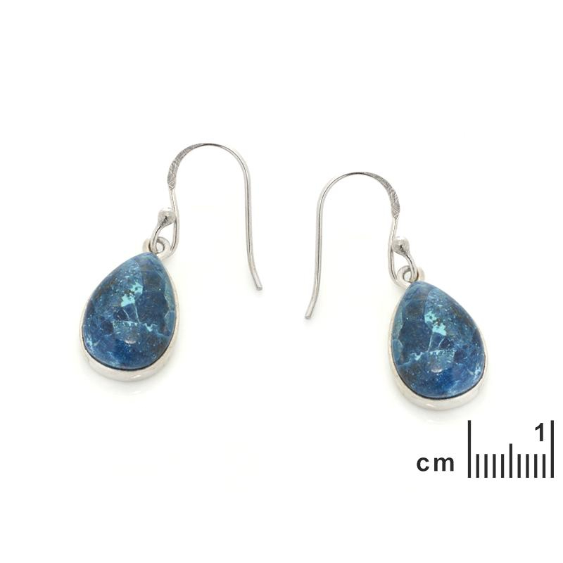 Orecchini Shattuckite Blu, Per portare il mistero — foto 2