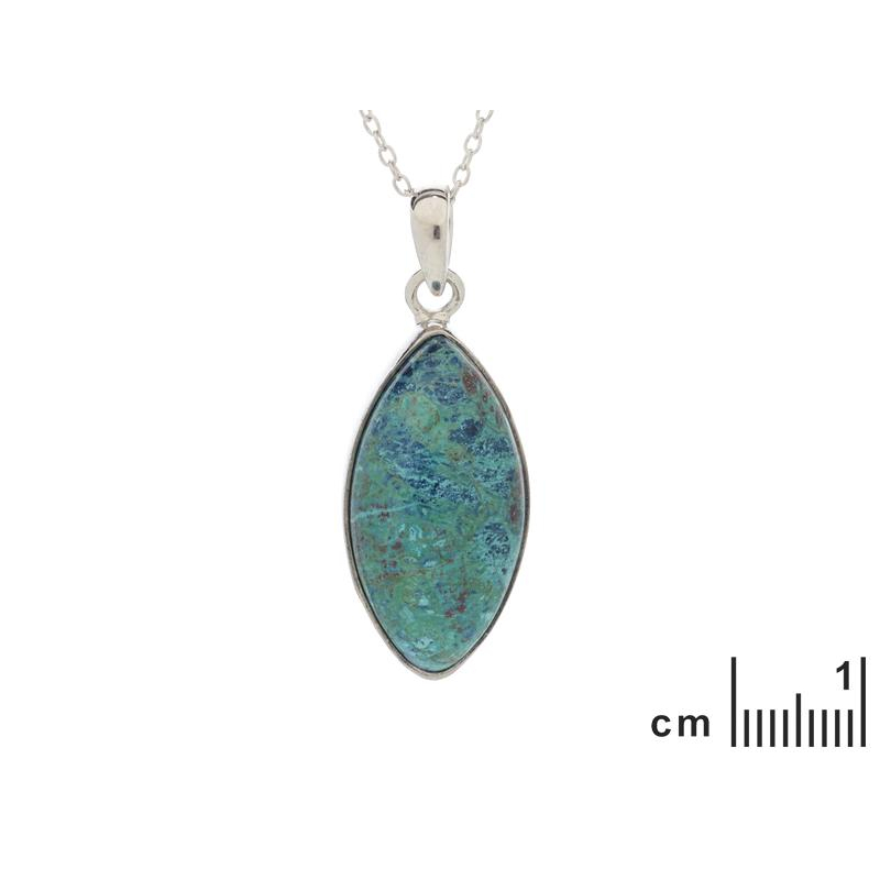 Ciondolo Shattuckite Blu, Ricordo Eternale — foto 2