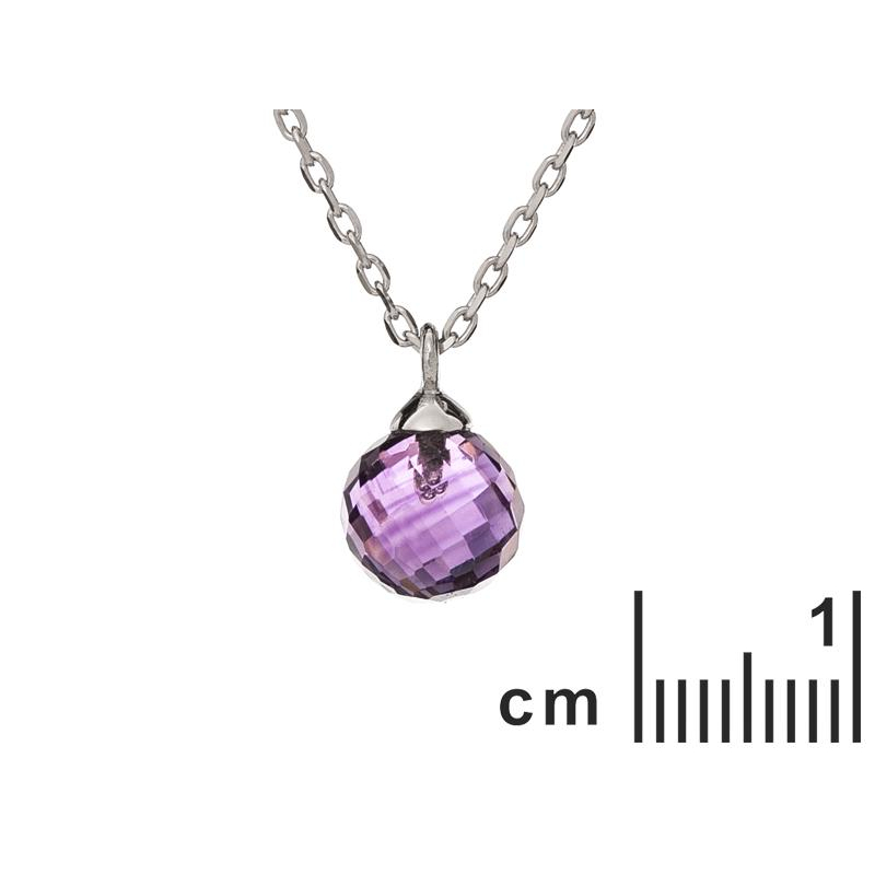 Collana ametista viola, per portare calma — foto 2