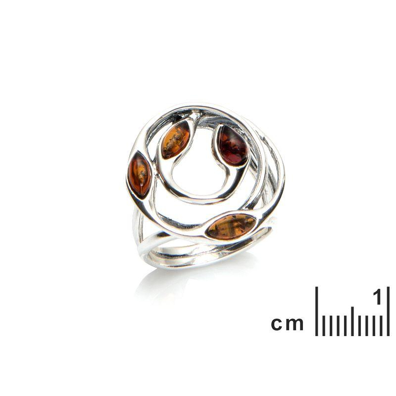 Anello ambra cognac, per raccontare storie marittime — foto 2