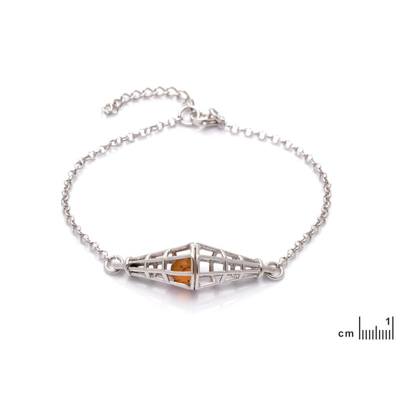 Bracciale ambra cognac, per onorare la natura — foto 2
