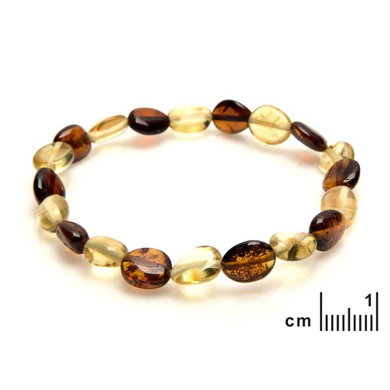 Bracciale ambra multicolore, per custodire i tuoi ricordi — foto 2