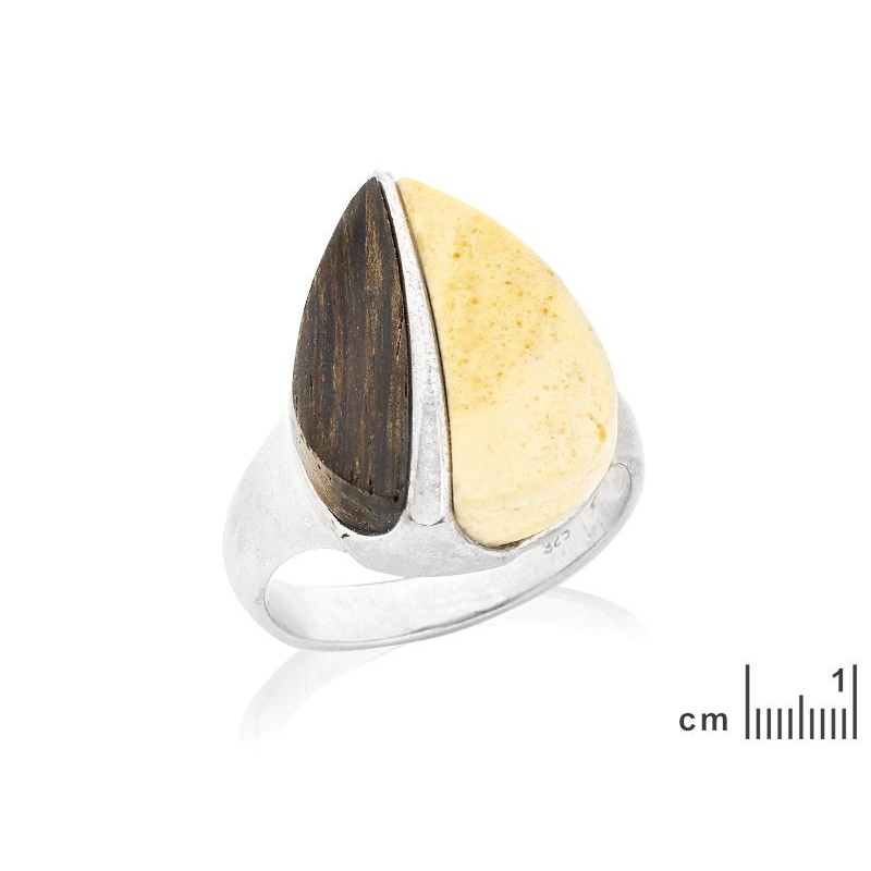 Anello ambra e quercia, per evocare la natura — foto 2