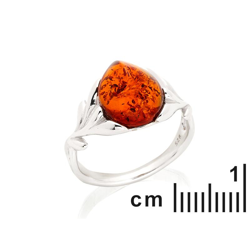 Anello ambra cognac, per condurre la memoria — foto 2