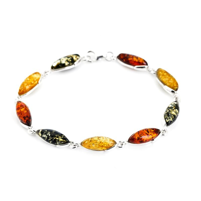 Bracciale ambra multicolore, per illuminare i tuoi momenti — foto 1
