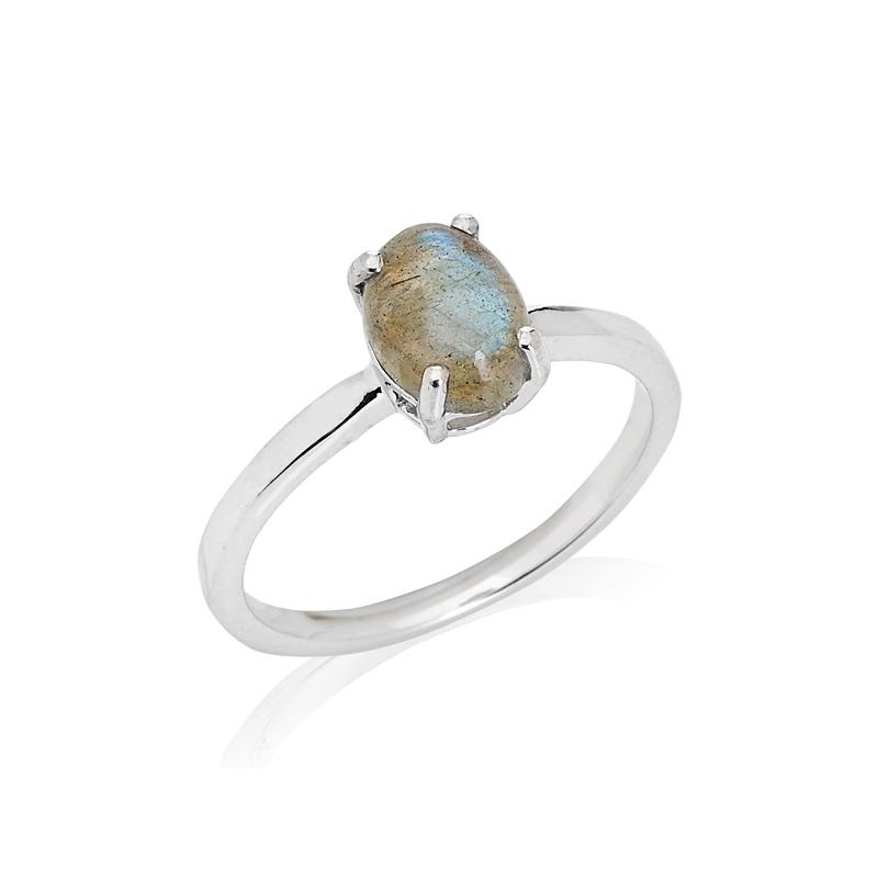 Anello labradorite multicolore, per raccontare la tua storia — foto 1