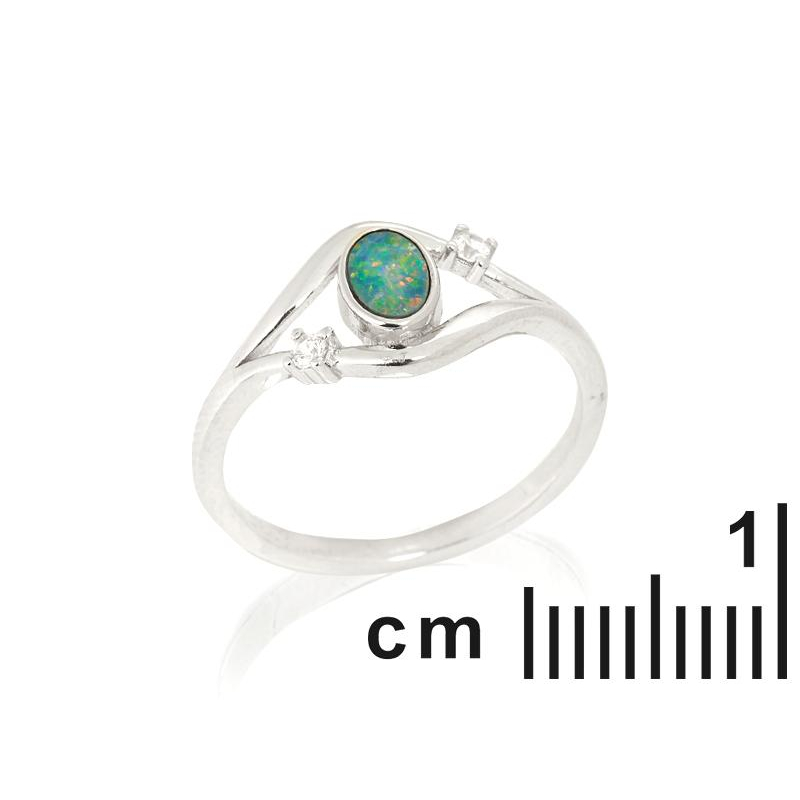 Anello opale e zirconio, per abbracciare la natura — foto 2