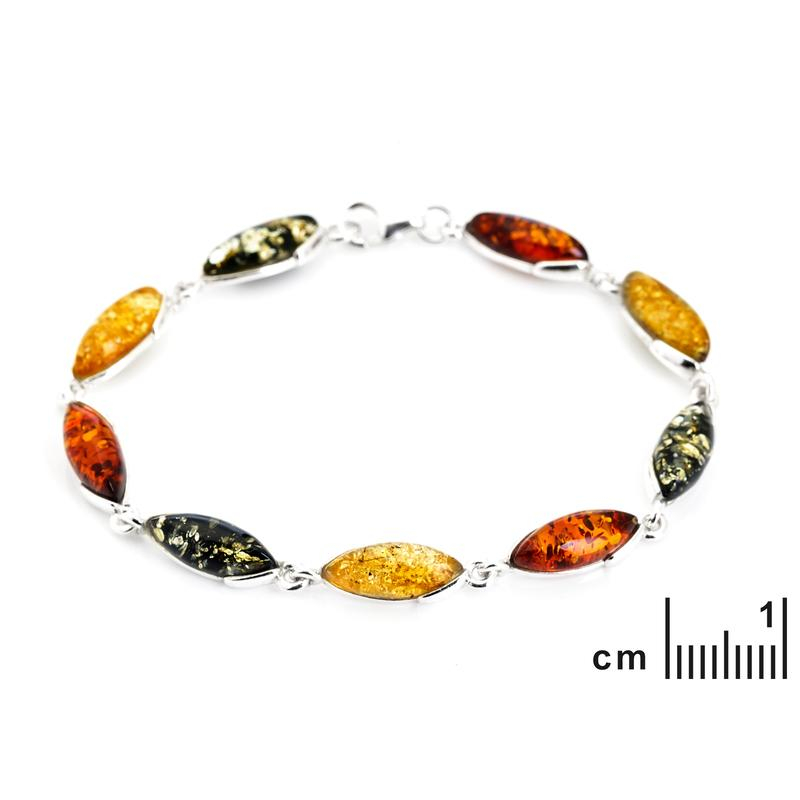 Bracciale ambra multicolore, per illuminare i tuoi momenti — foto 2