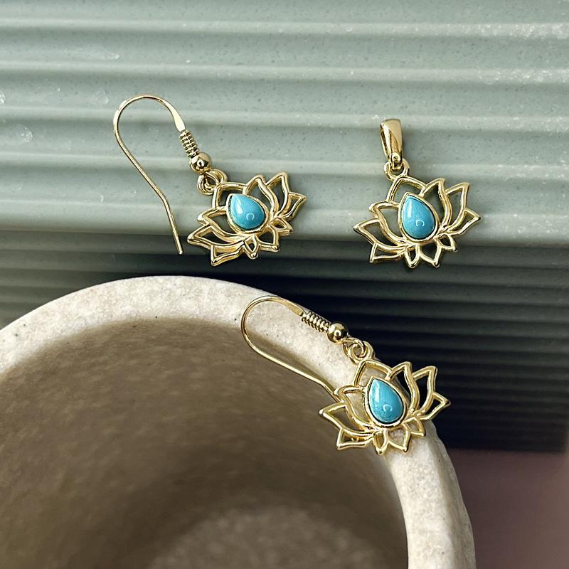 Anello Lotus turchese blu, per portare con te un'intenzione — foto 2