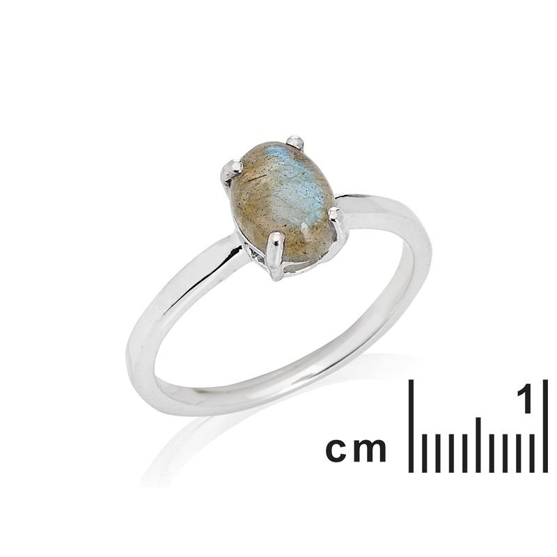 Anello labradorite multicolore, per raccontare la tua storia — foto 2