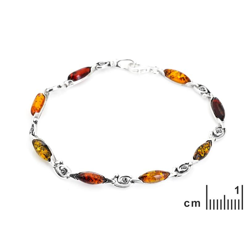 Bracciale ambra multicolore, per raccontare la tua storia — foto 2