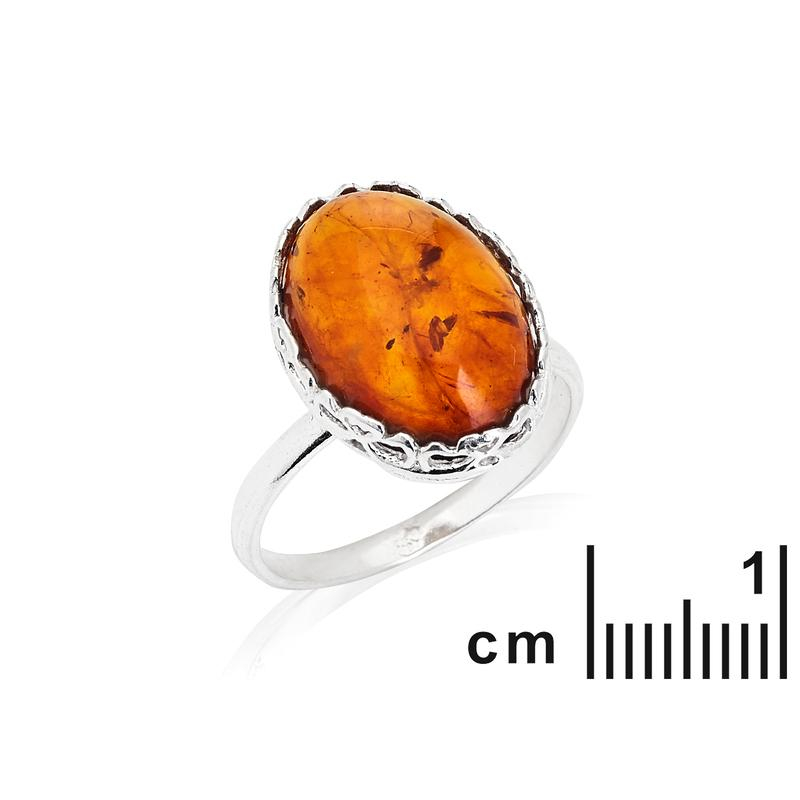 Anello ambra cognac, per ricordare i momenti d'oro — foto 2