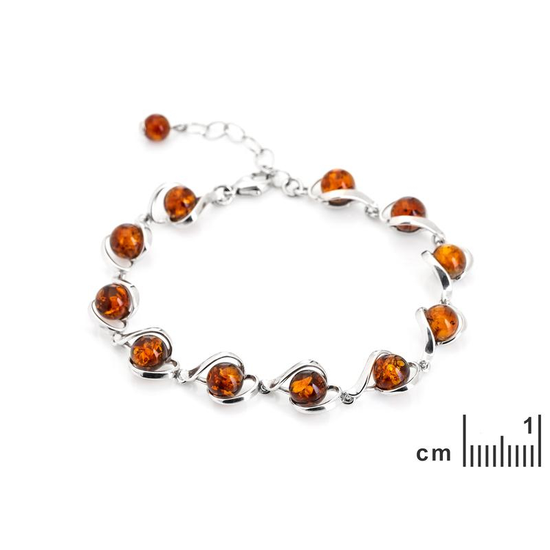 Bracciale ambra cognac, per custodire il sole del tuo sorriso — foto 2