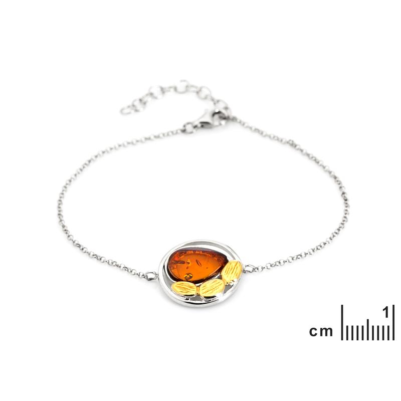 Bracciale ambra cognac, per evocare il sole dorato — foto 2