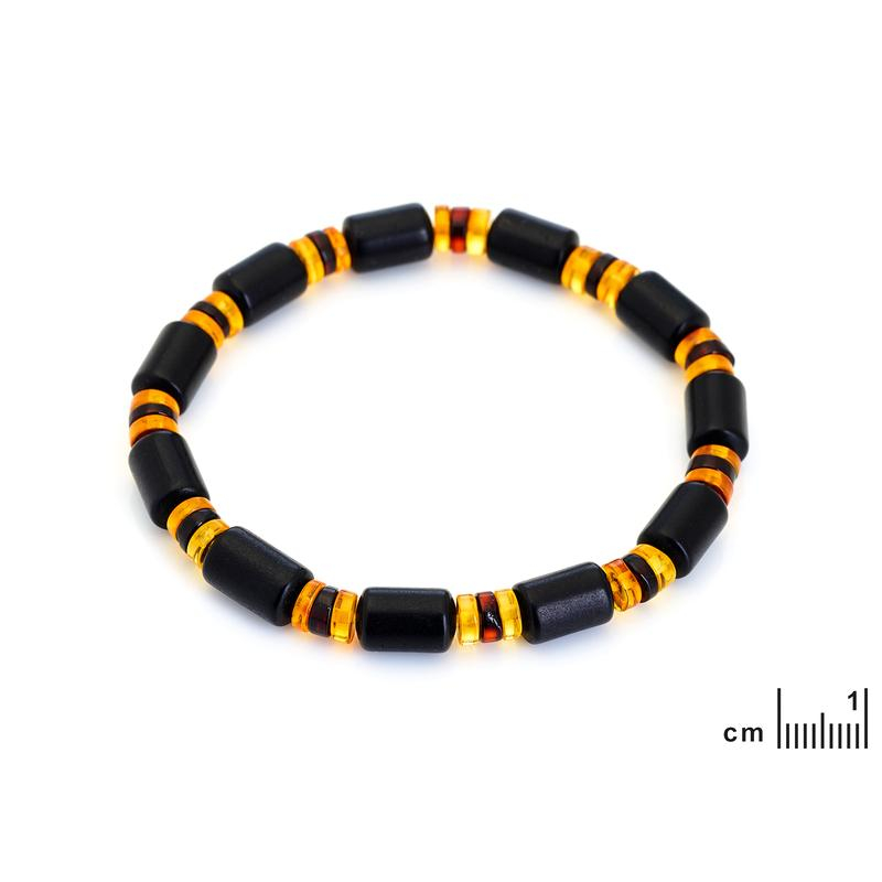 Bracciale in ambra multicolore, 21‑23 cm, per custodire la luce interiore — foto 2