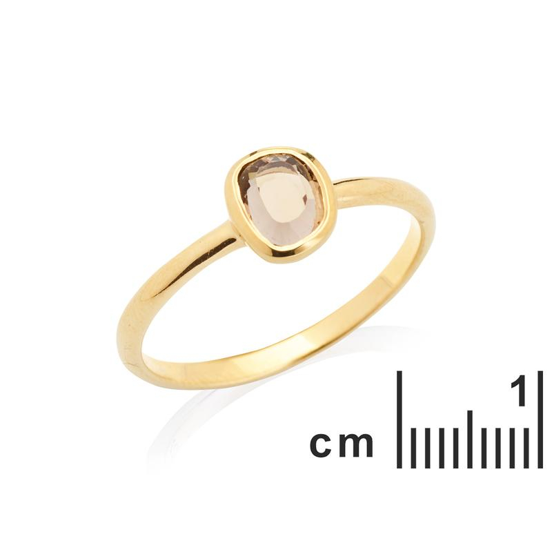 Anello in quarzo fumé, per evocare il mistero — foto 2