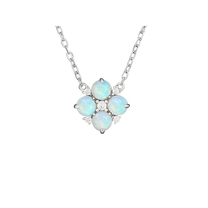 Collana opale bianco, per racchiudere la purezza — foto 1