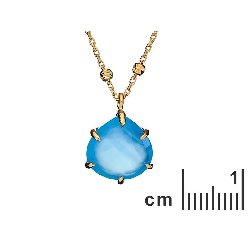 Collana calcedonia blu, per preserving l'essenza della tranquillità — foto 2