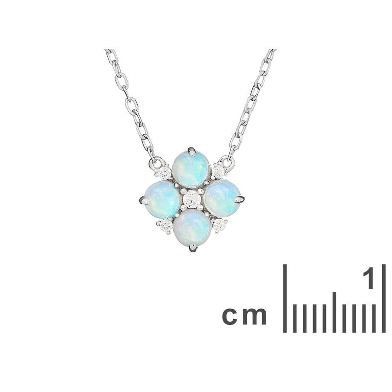Collana opale bianco, per racchiudere la purezza — foto 2
