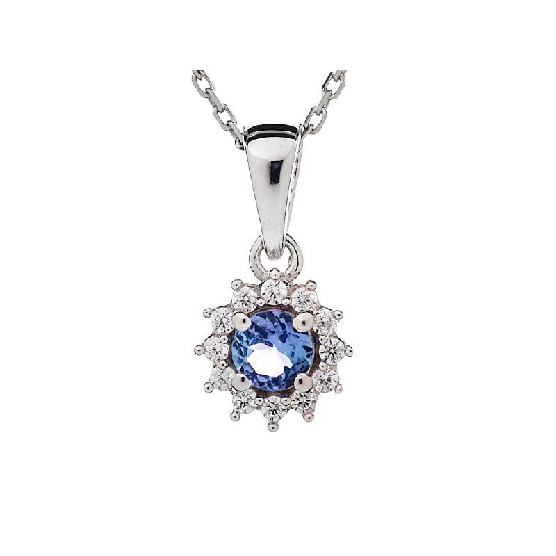 Ciondolo tanzanite blu, per racchiudere il cielo nel collo — foto 1
