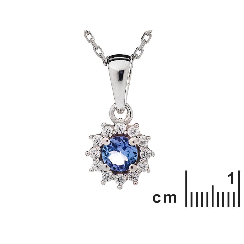 Ciondolo tanzanite blu, per racchiudere il cielo nel collo — foto 2