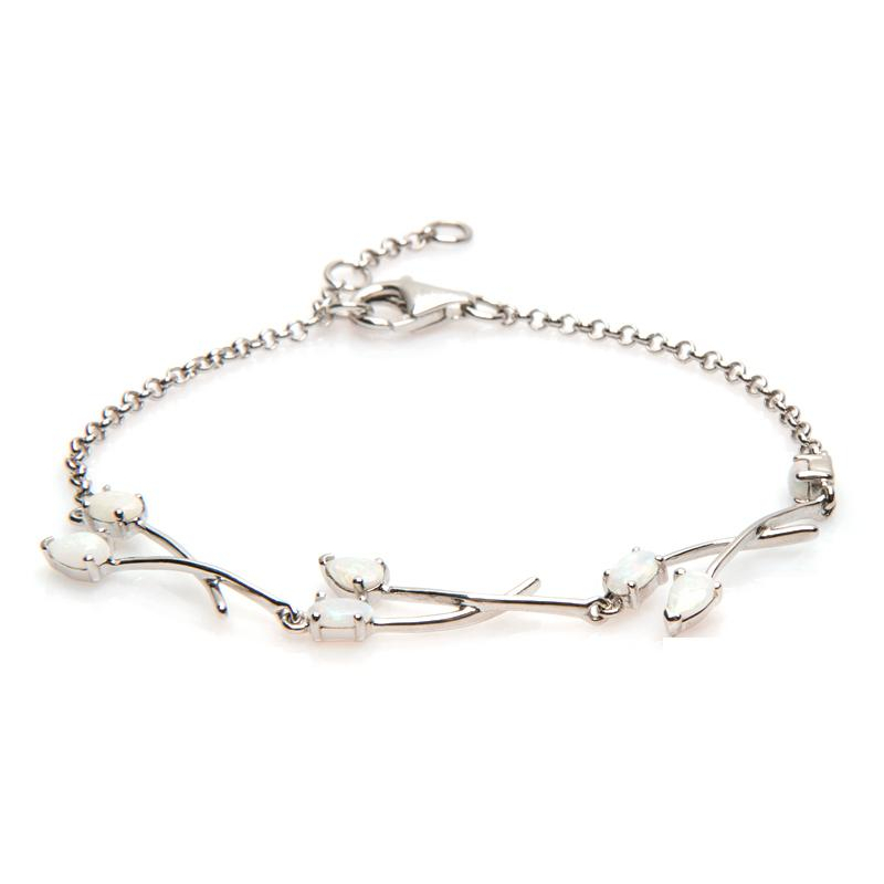 Bracciale opale bianco, per illuminare il tuo cammino — foto 1