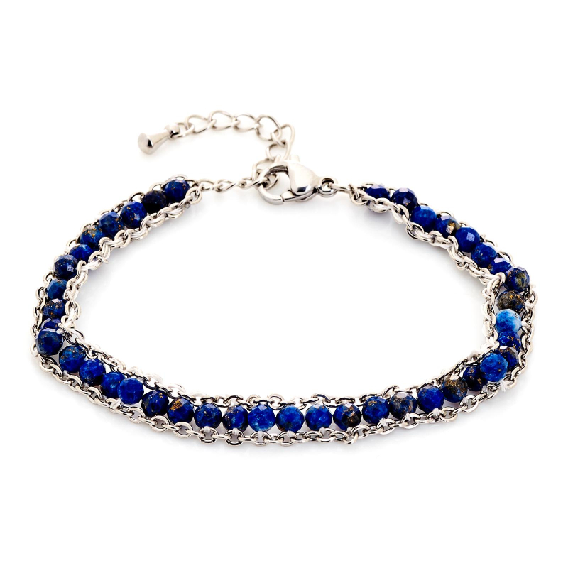 Bracciale lapislazzuli blu, per evocare la profondità — foto 1