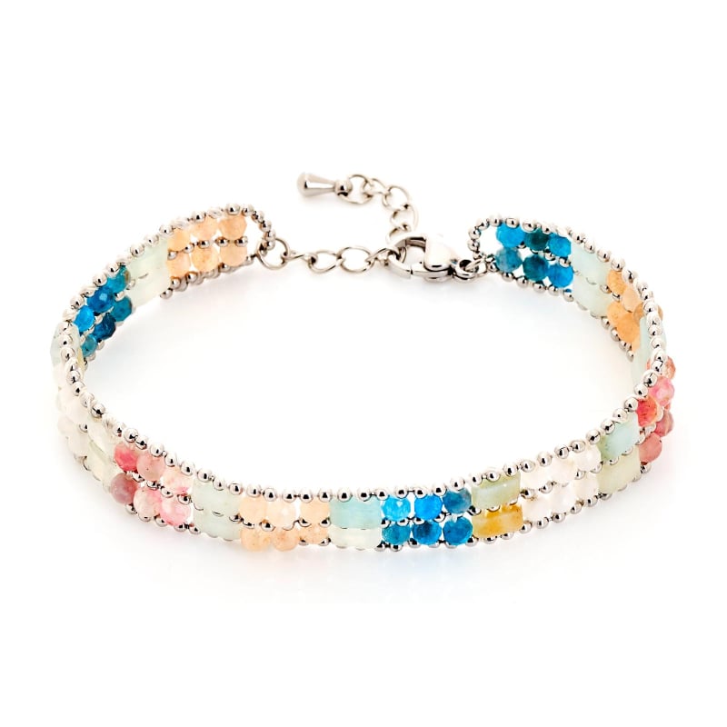 Bracciale multipietra multicolore, per esprimere la tua essenza — foto 1
