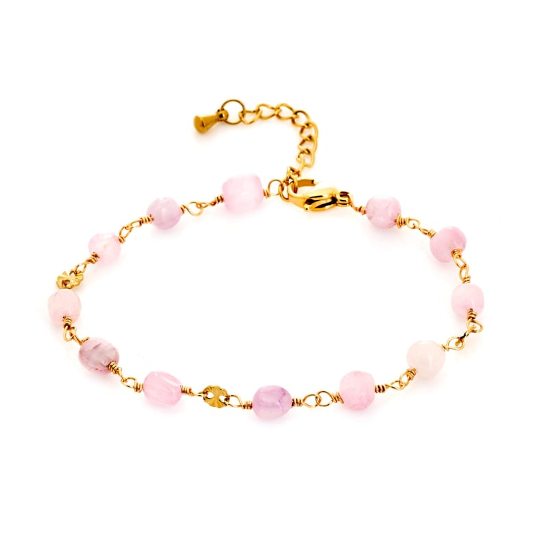 Bracciale Lepidolite Violacea, Per Portare Con Te un Intenzione — foto 1