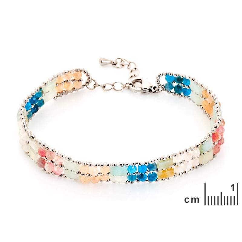 Bracciale multipietra multicolore, per esprimere la tua essenza — foto 2